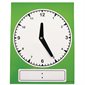 Laminated Paper Education Clock