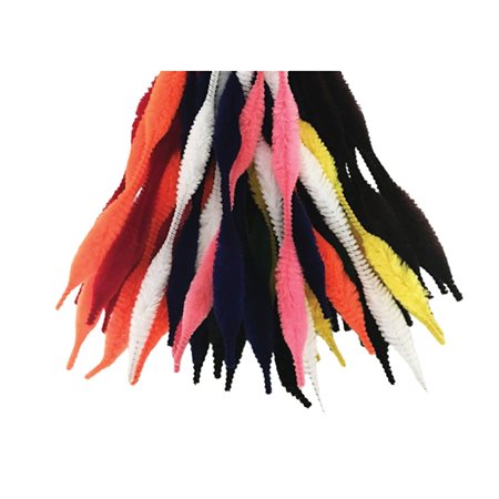 Cure-pipes à bosses de couleurs assorties