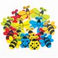 Self-adhesive Foam Shapes Insects
