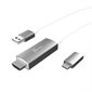 Câble USB-C® vers HDMI 4K avec passage USB de Type-A 5 V