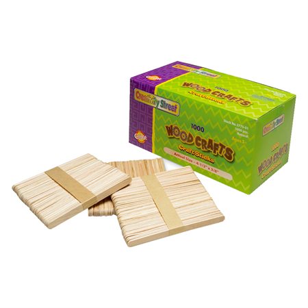 BATONS BOIS NATUREL 1000PCS