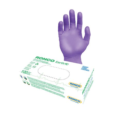 Gants d'examen en nitrile biodégradable
