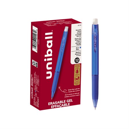 Stylos rétractables à encre gel effaçable