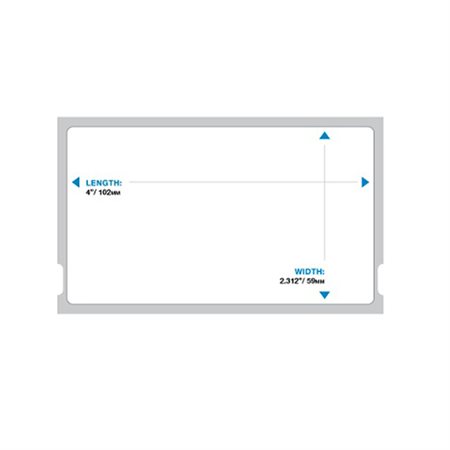LABEL SHIPPING 2-5 / 16X4 300PK