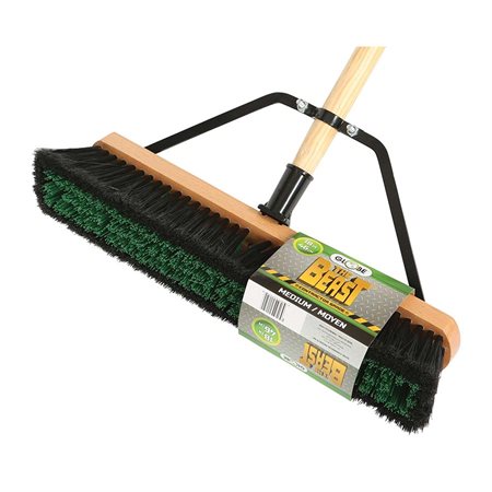 The Beast™ Assembled Wood Block Push Broom