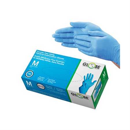 GANTS NITRILE BL M