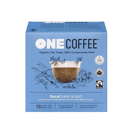CAFE K-CUP ONE COFFEE DECAF