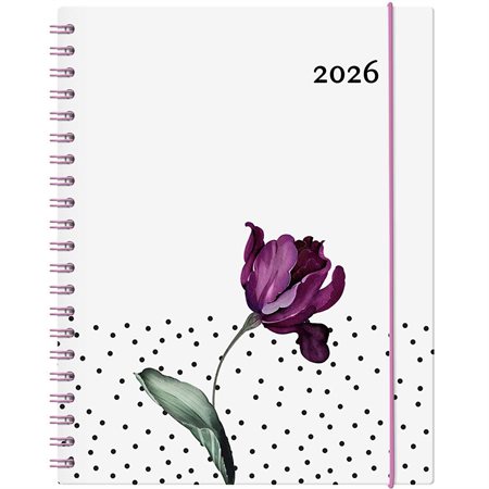 AGENDA W.MAXWELL HEBDO GARBO TULIPE 2026
