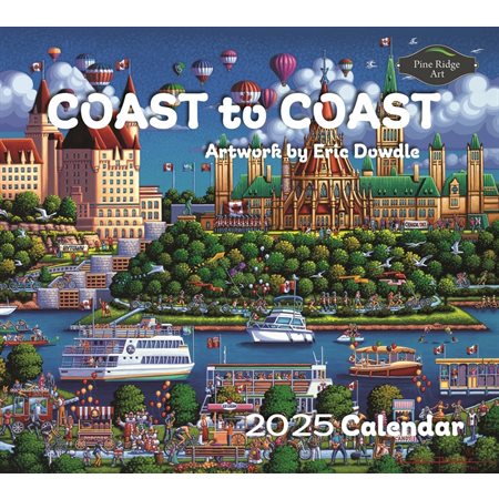 CALENDRIER COAST TO COAST 2025