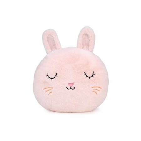 COUSSIN PELUCHE LAPIN ROSE 13"