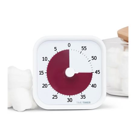 MINUTERIE ''TIME TIMER" EDIT MAISON 4" BLANC