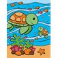 ROYAL - PEINTURE NUM "MY FIRST"TORTUE MER