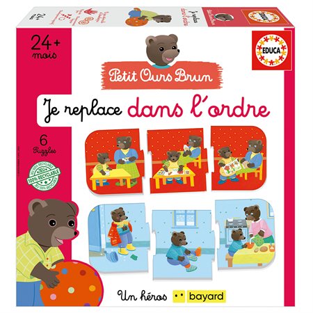 EDUCA - JE REPLACE DANS L'ORDRE-PETIT OURS