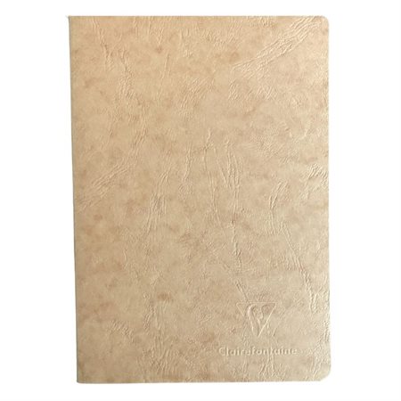 CAHIER PIQ "AGE-BAG" 5X8 96P LIG TABAC