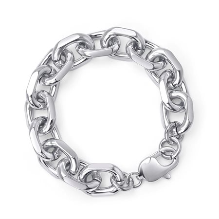 BRACELET "DALI" 8"  ARGENT