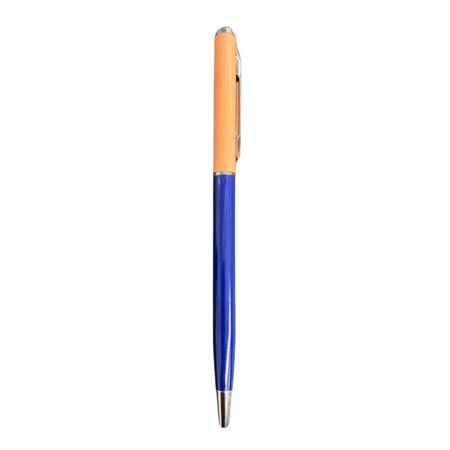 STYLO "PAPIER TIGRE" SAUMON -BLEU COBALT