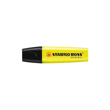 SURLIGNEUR STABILO "BOSS ORIGINAL" JAUNE