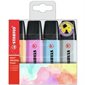 SURLIGNEUR STABILO "BOSS" PASTEL  SET#3@4