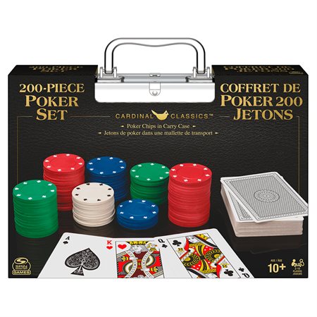 SPINMASTER - JEU COFFRET POKER 200 JETONS