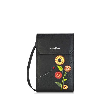 SAC A MAIN RFID "GERBERA IMINI" NOIR