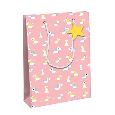 SAC CADEAU LARGE 10 X 13" LICORNE